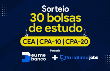 Sorteio de 30 bolsas de estudo Eu me banco